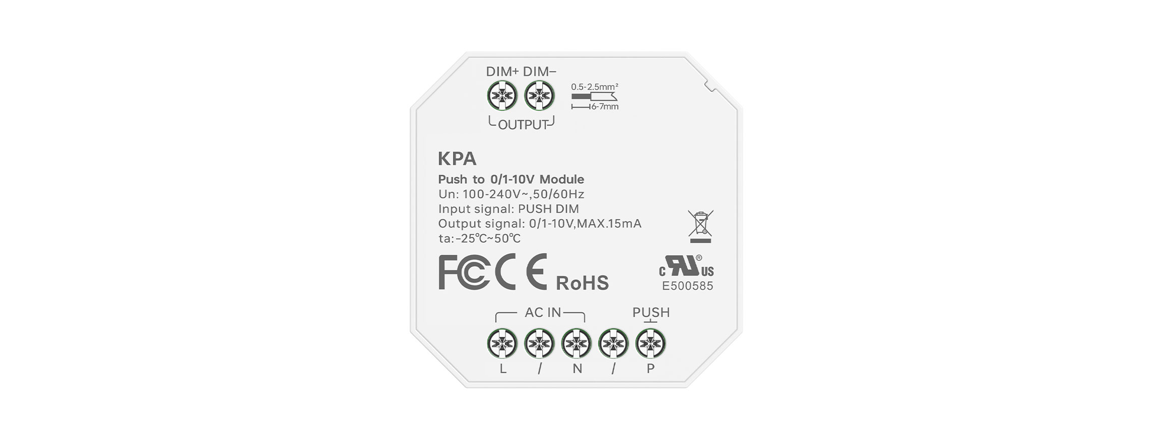 Push to 0-10V Module KPA