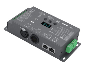 12-48VDC 3路x10A 恒压DMX512解码器 D3