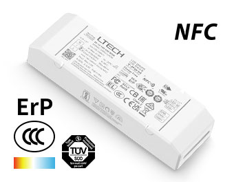 12W 100-500mA NFC CC DMX tunable white LED driver SE-12-100-500-W2M