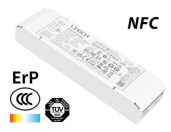 40W 300-1050mA NFC CC 0/1-10V tunable white LED driver SE-40-300-1050-W2A